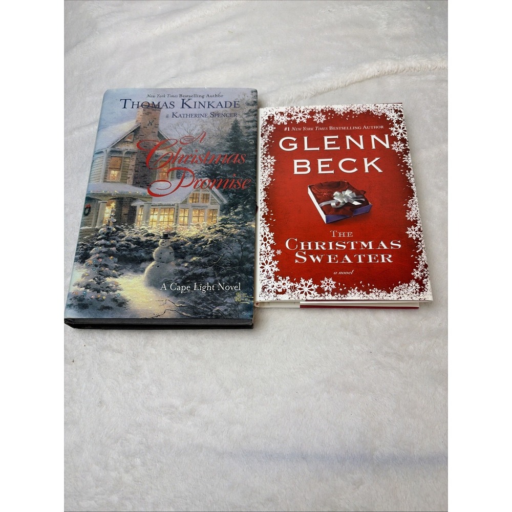 Cozy Christmas Fiction Hardcover Book Bundle - Glenn Beck & Thomas Kinkade